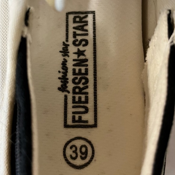 Women’s Fuersen Star White Round Toe Platform Sneakers Size 39 - Picture 7 of 7